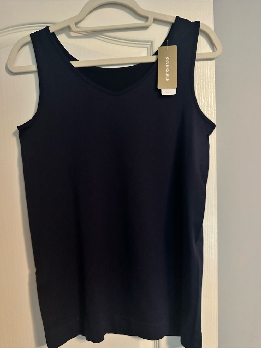 Chico's Women's Reversible Tank Top - Dark Navy